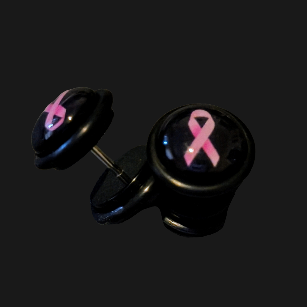 Pink Ribbon Cheater Plugs