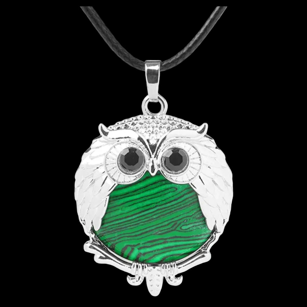 Stone Owl Necklace