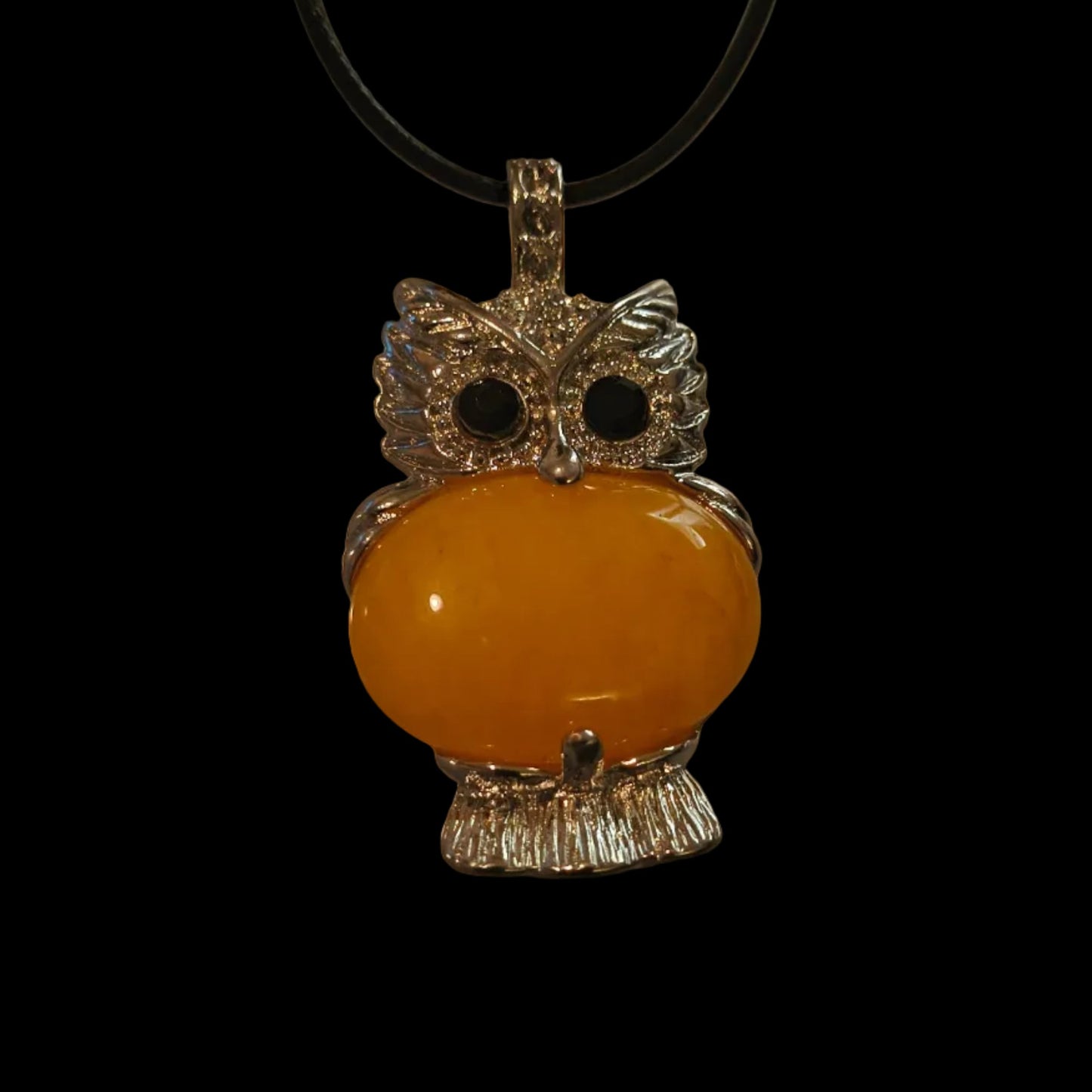 Stone Owl Necklace