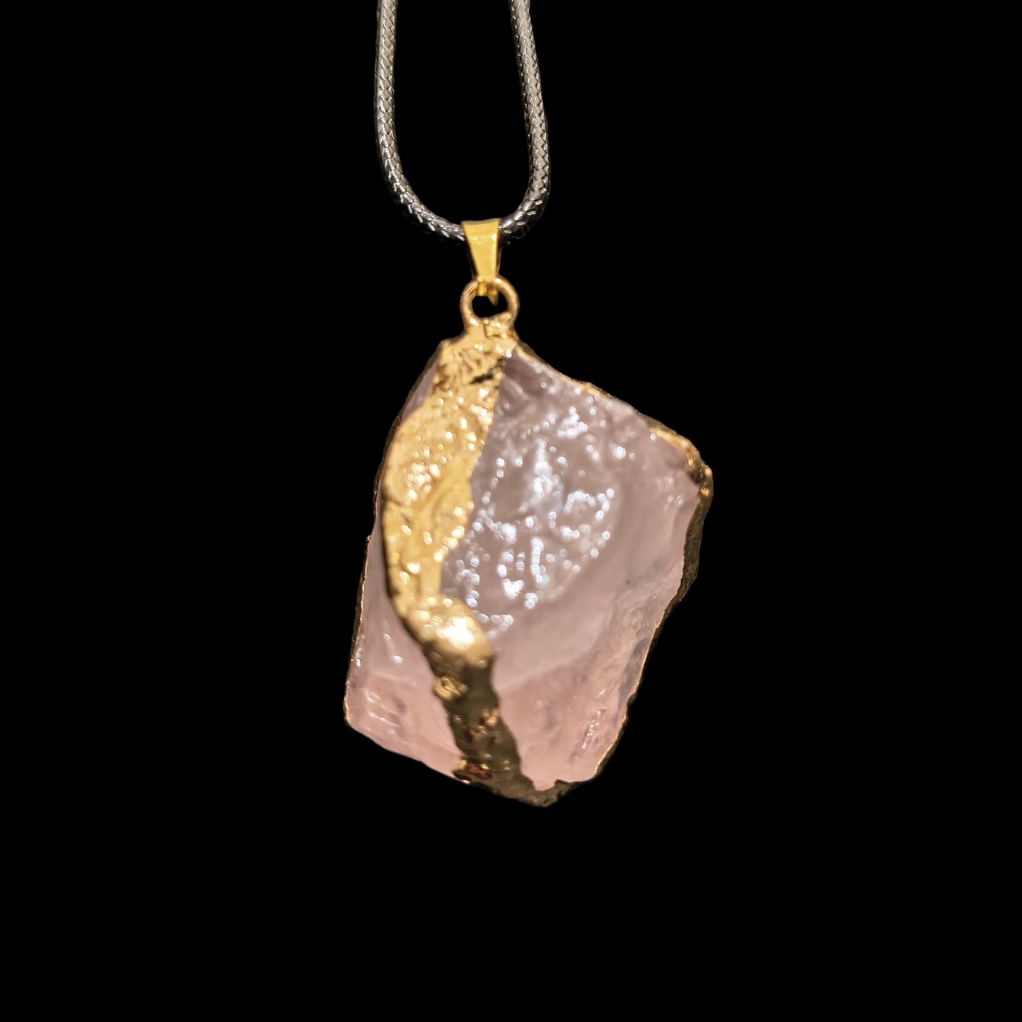 Raw cut Crystal Necklaces