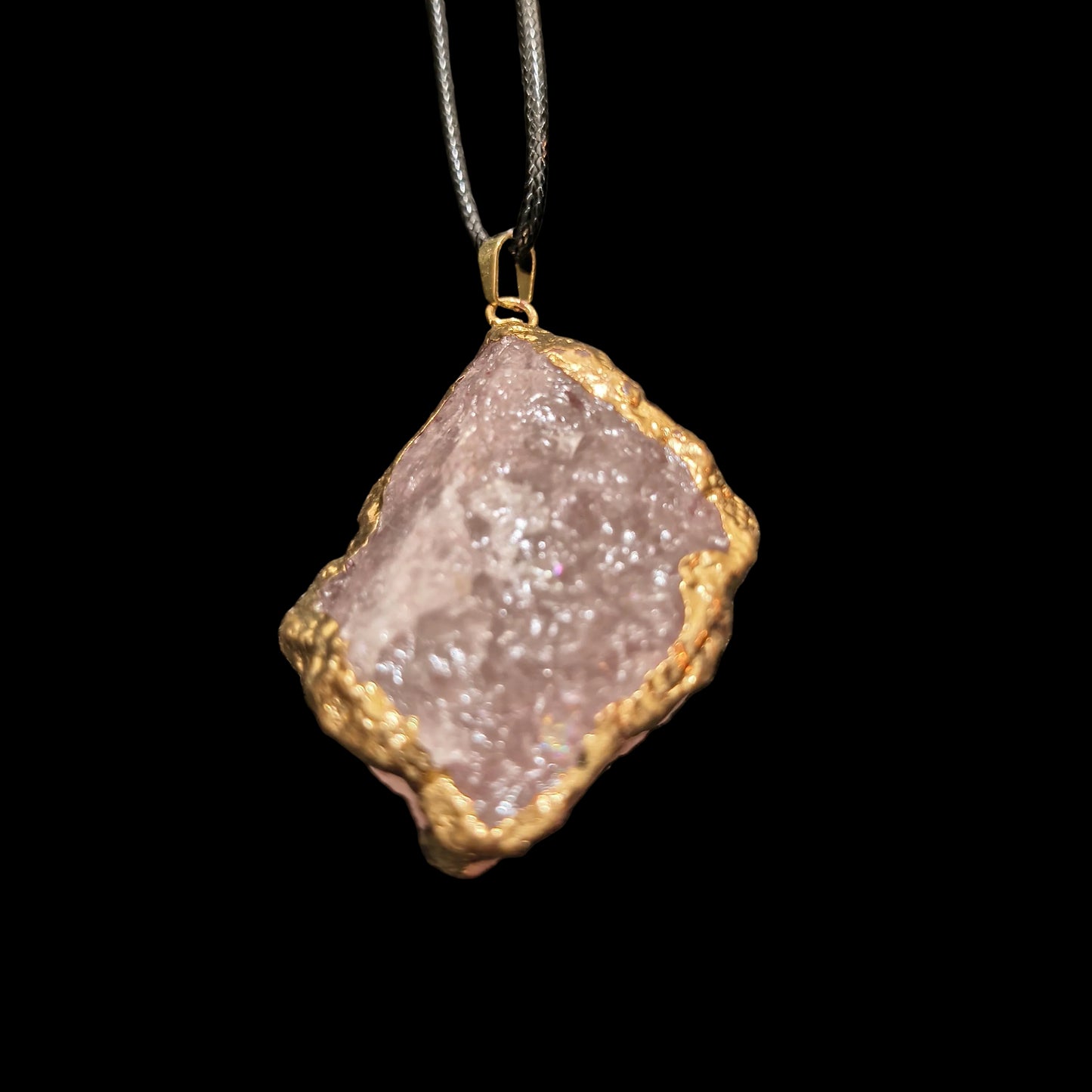 Raw cut Crystal Necklaces