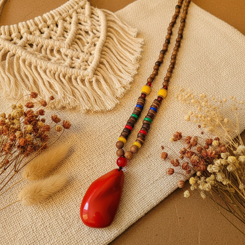 Beaded Boho Necklace