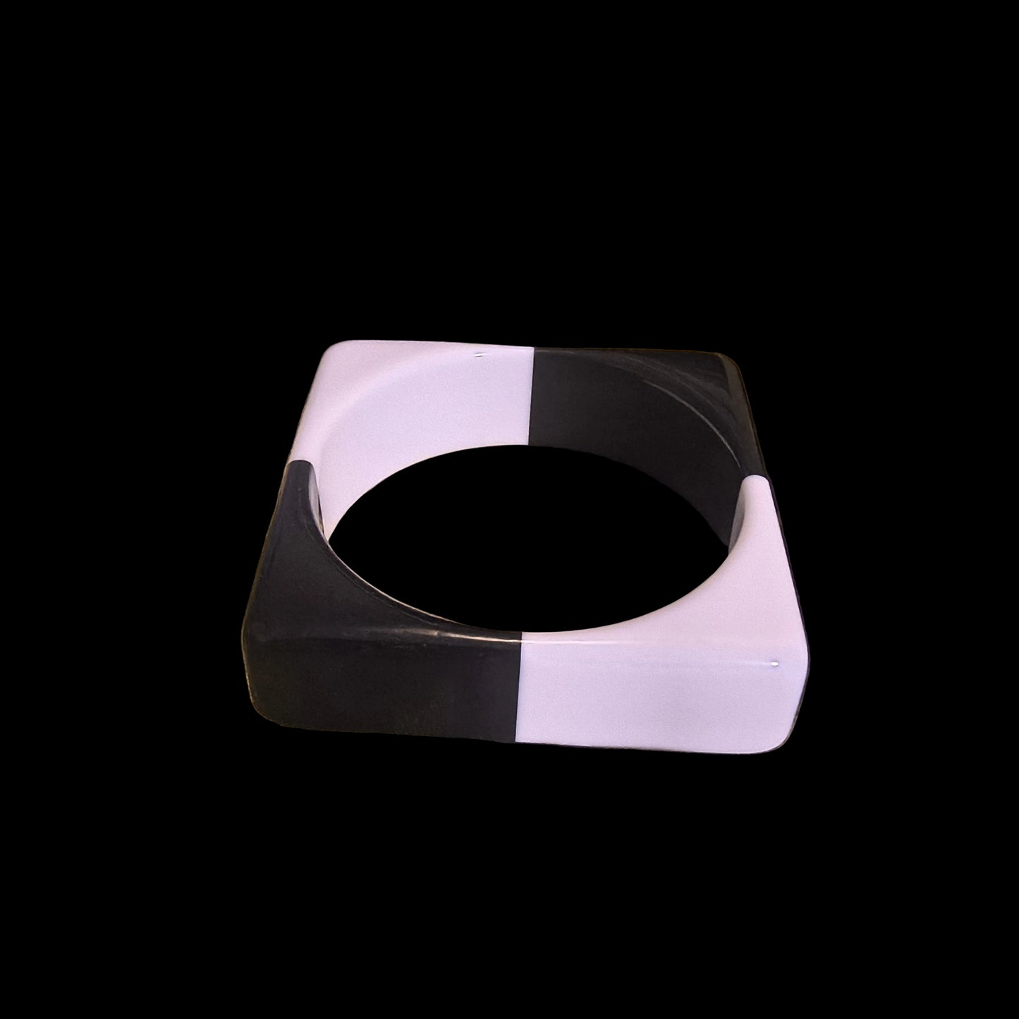 Black/White Bangles
