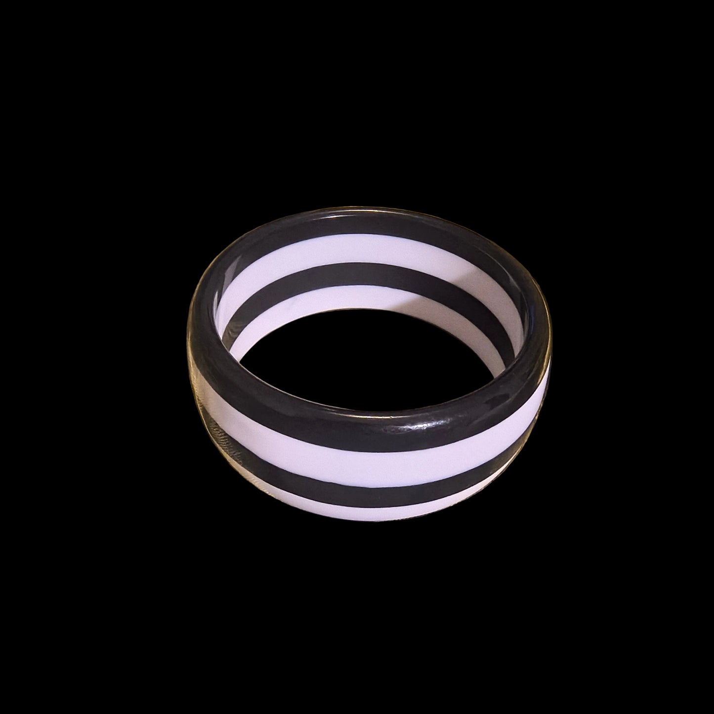 Black/White Bangles