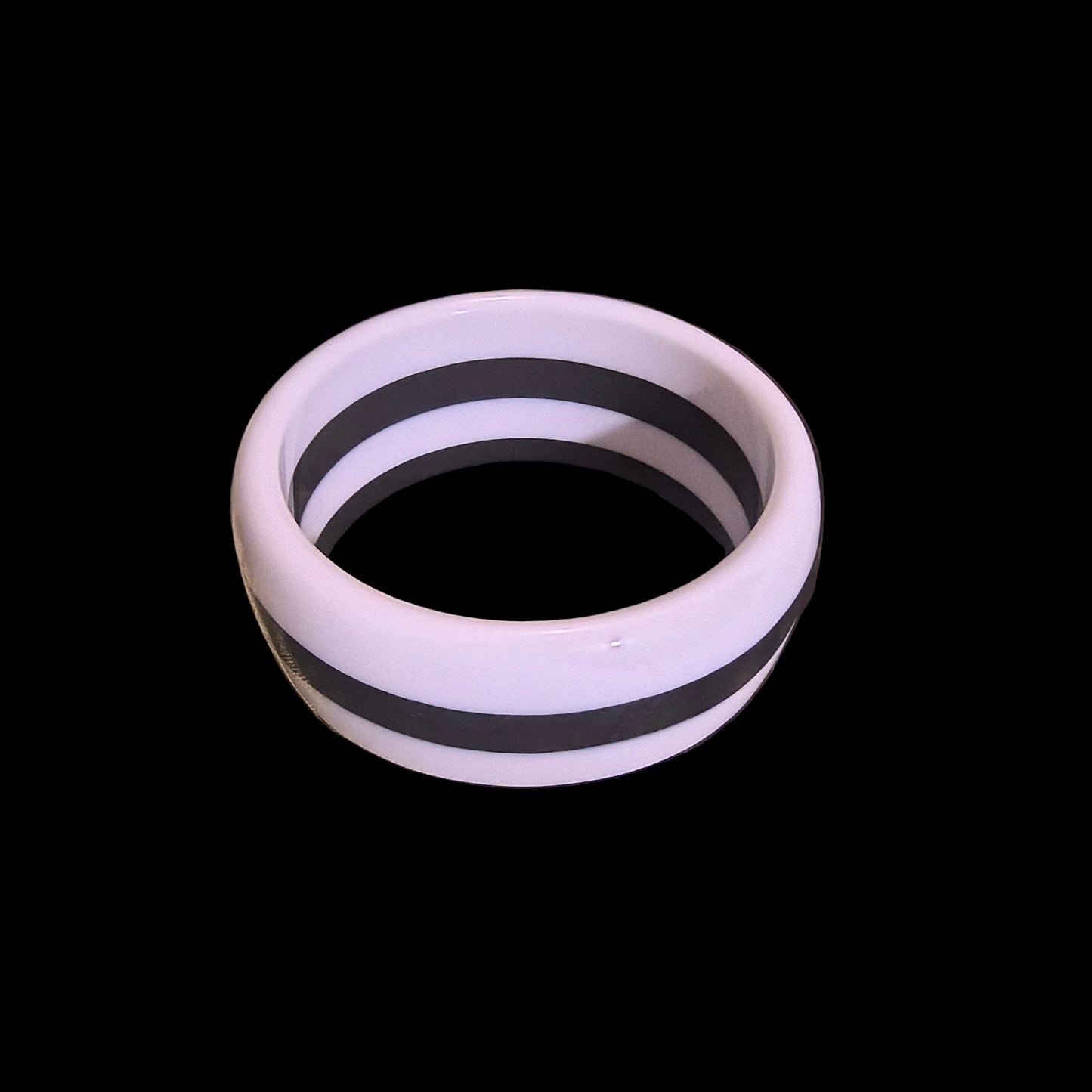 Black/White Bangles