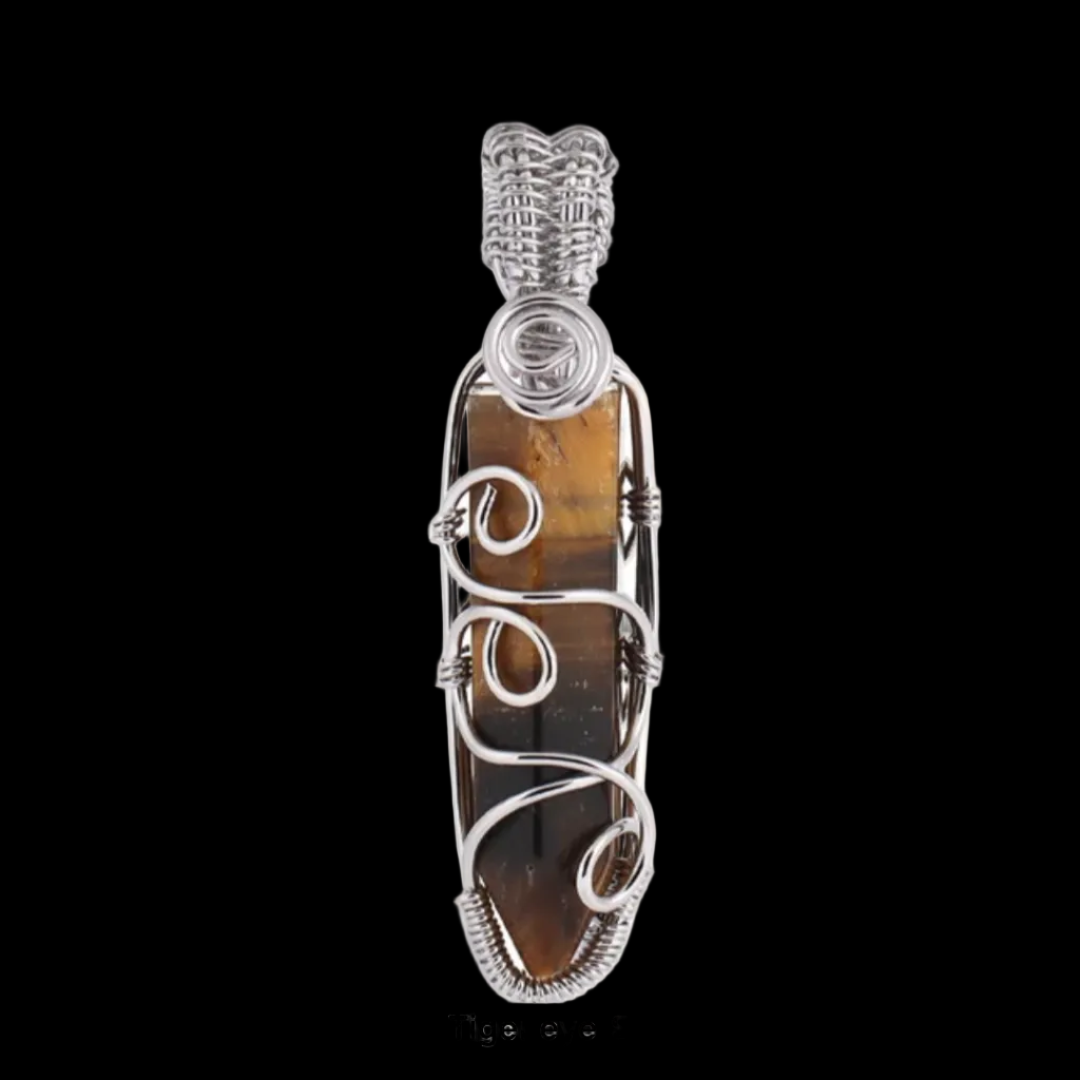 Natural Stone Bullet Necklace