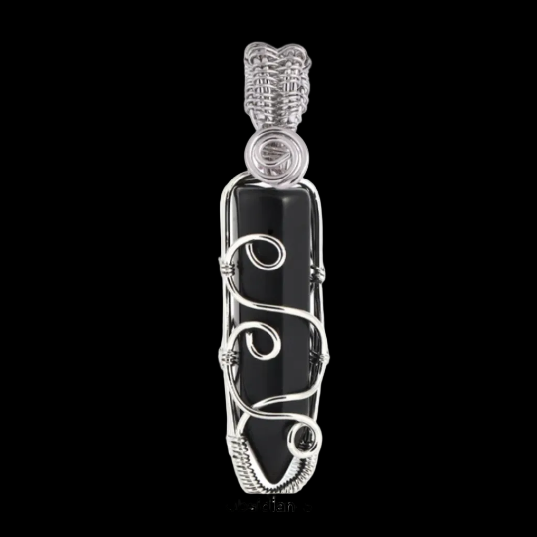 Natural Stone Bullet Necklace
