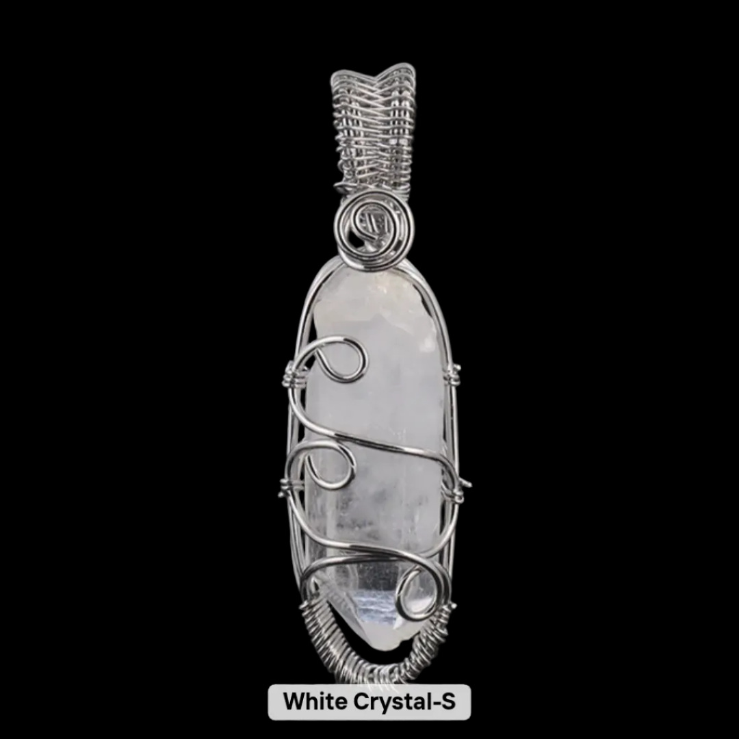 Natural Stone Bullet Necklace