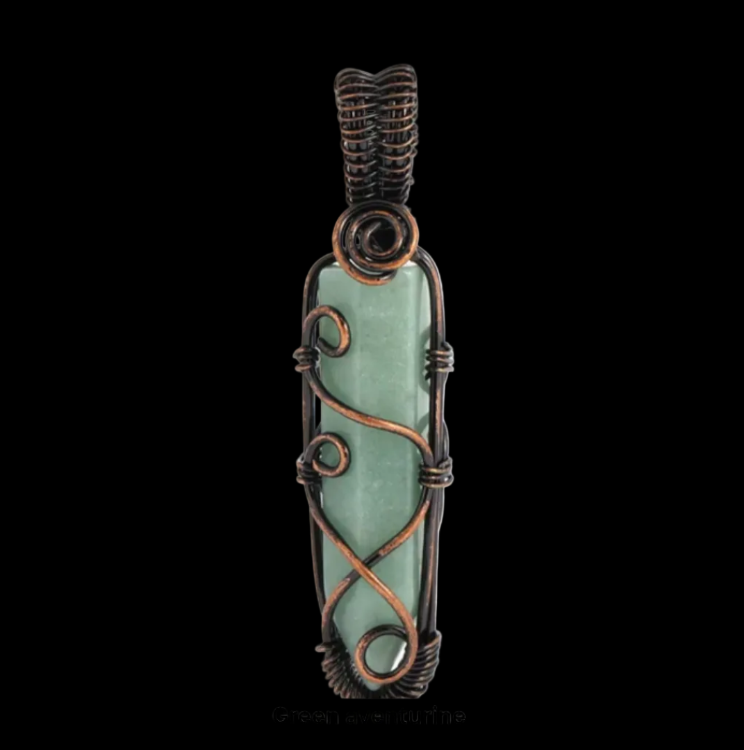 Natural Stone Bullet Necklace