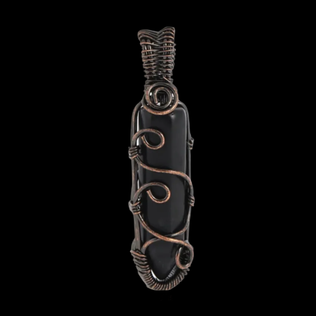 Natural Stone Bullet Necklace