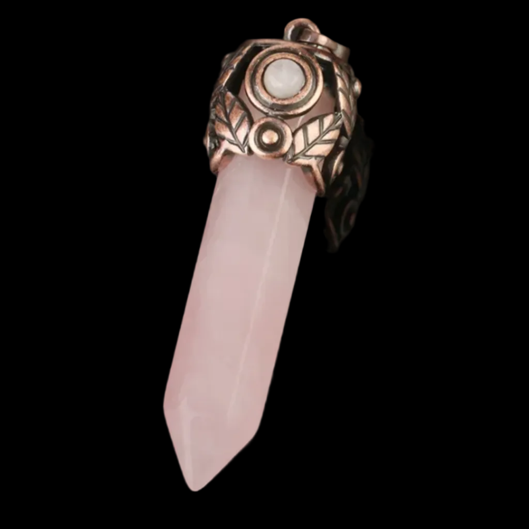 Natural Stone Bullet Necklace