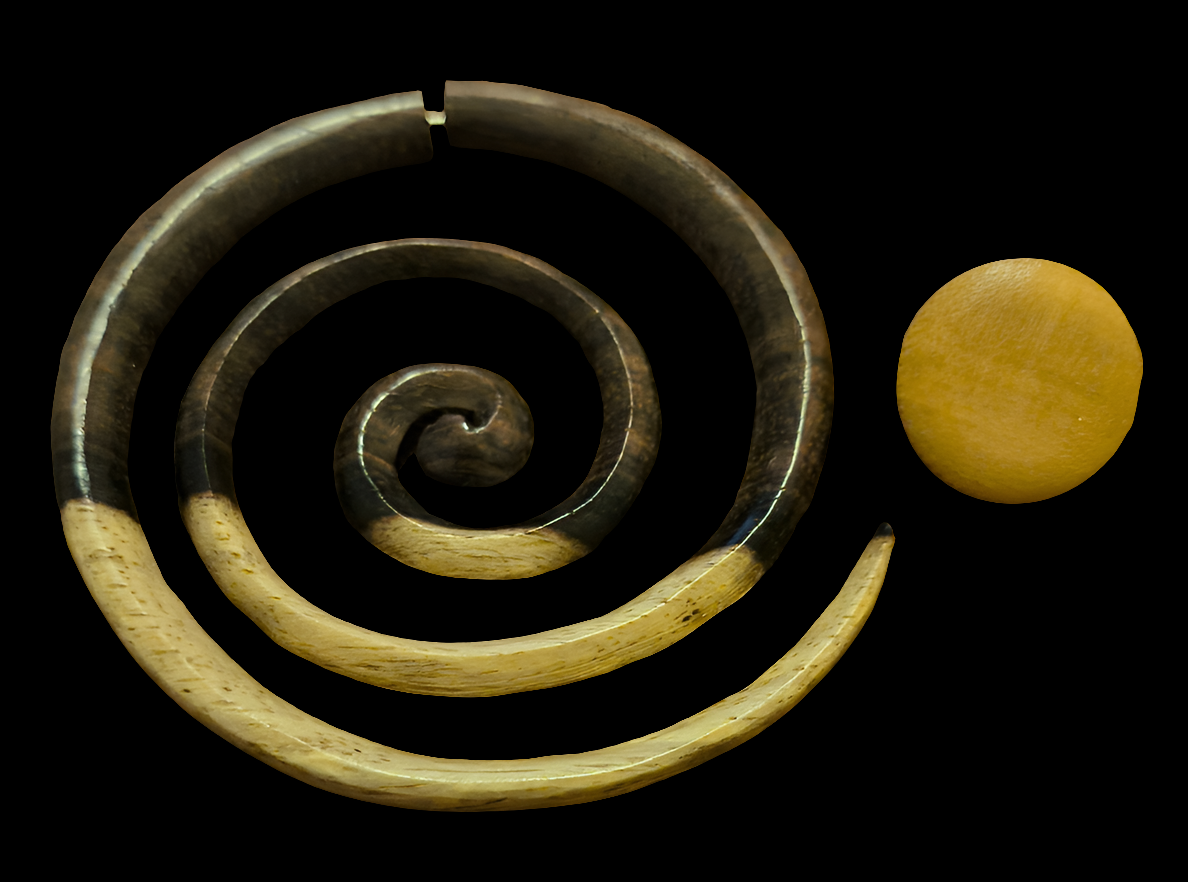 Large wood spiral