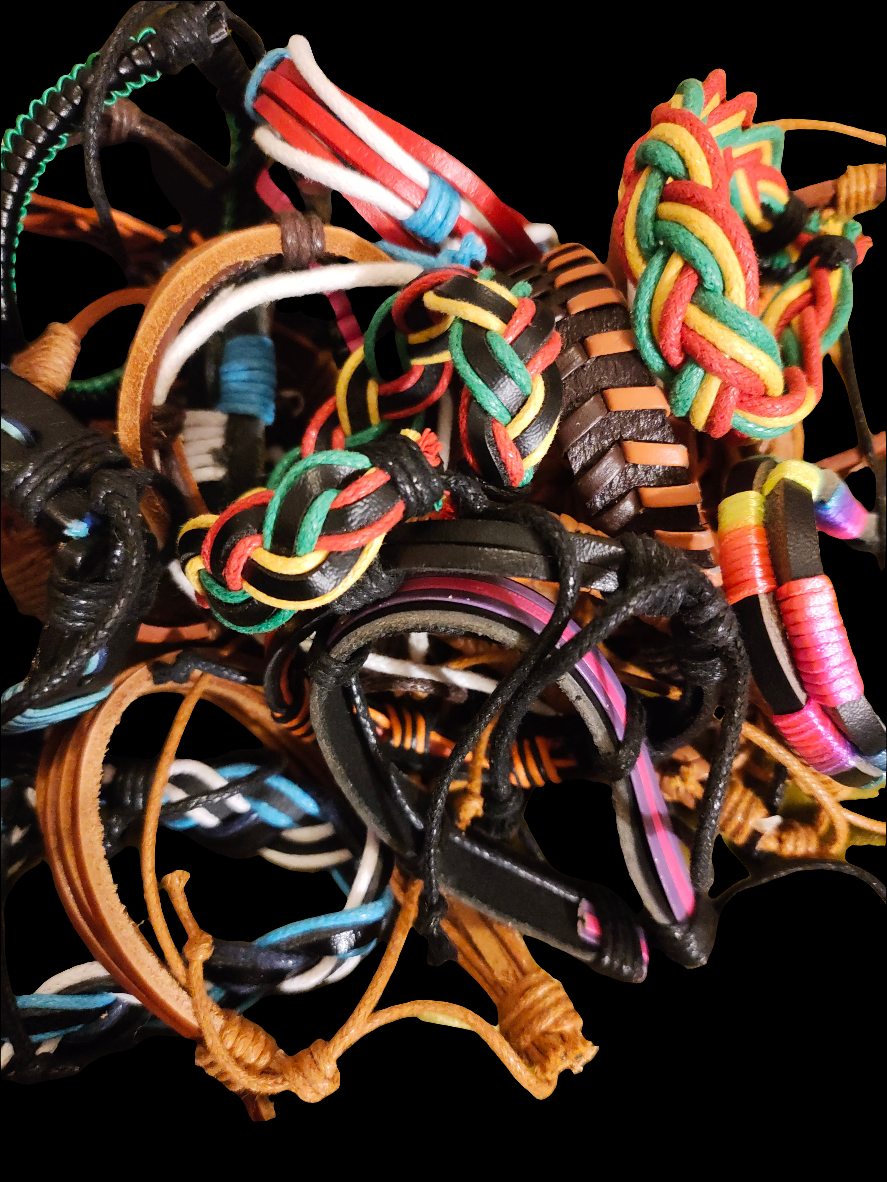 Leather bracelets
