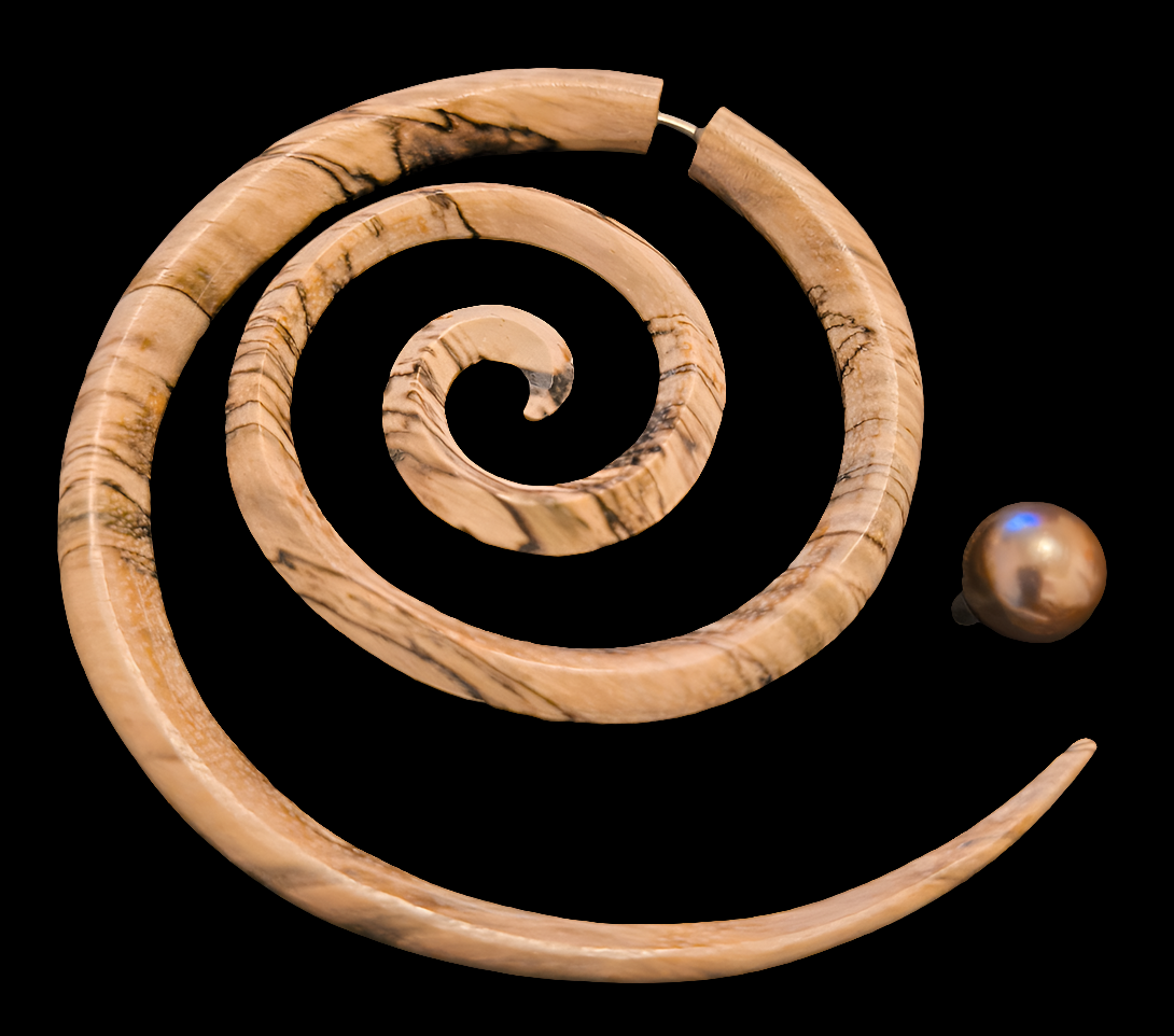 Large wood spiral