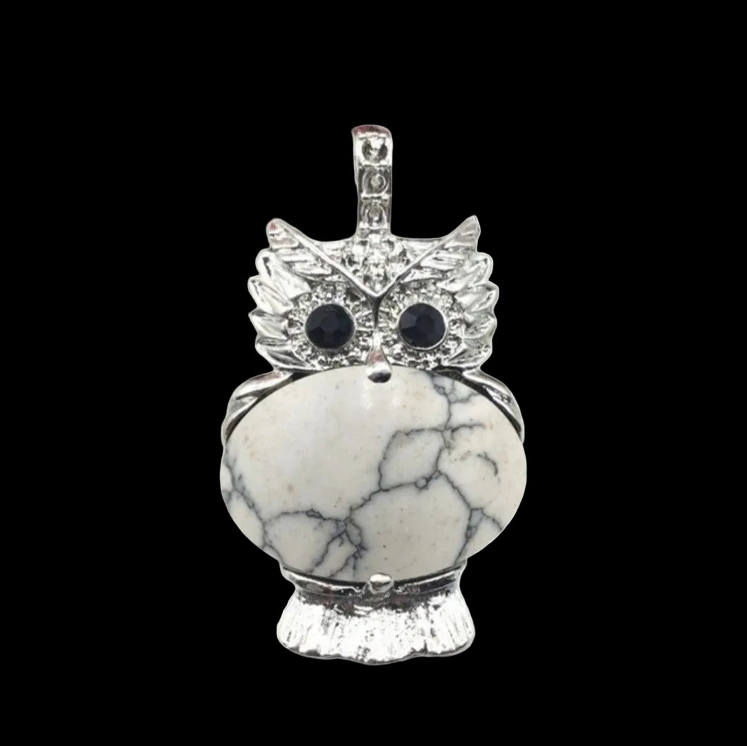 Stone Owl Necklace