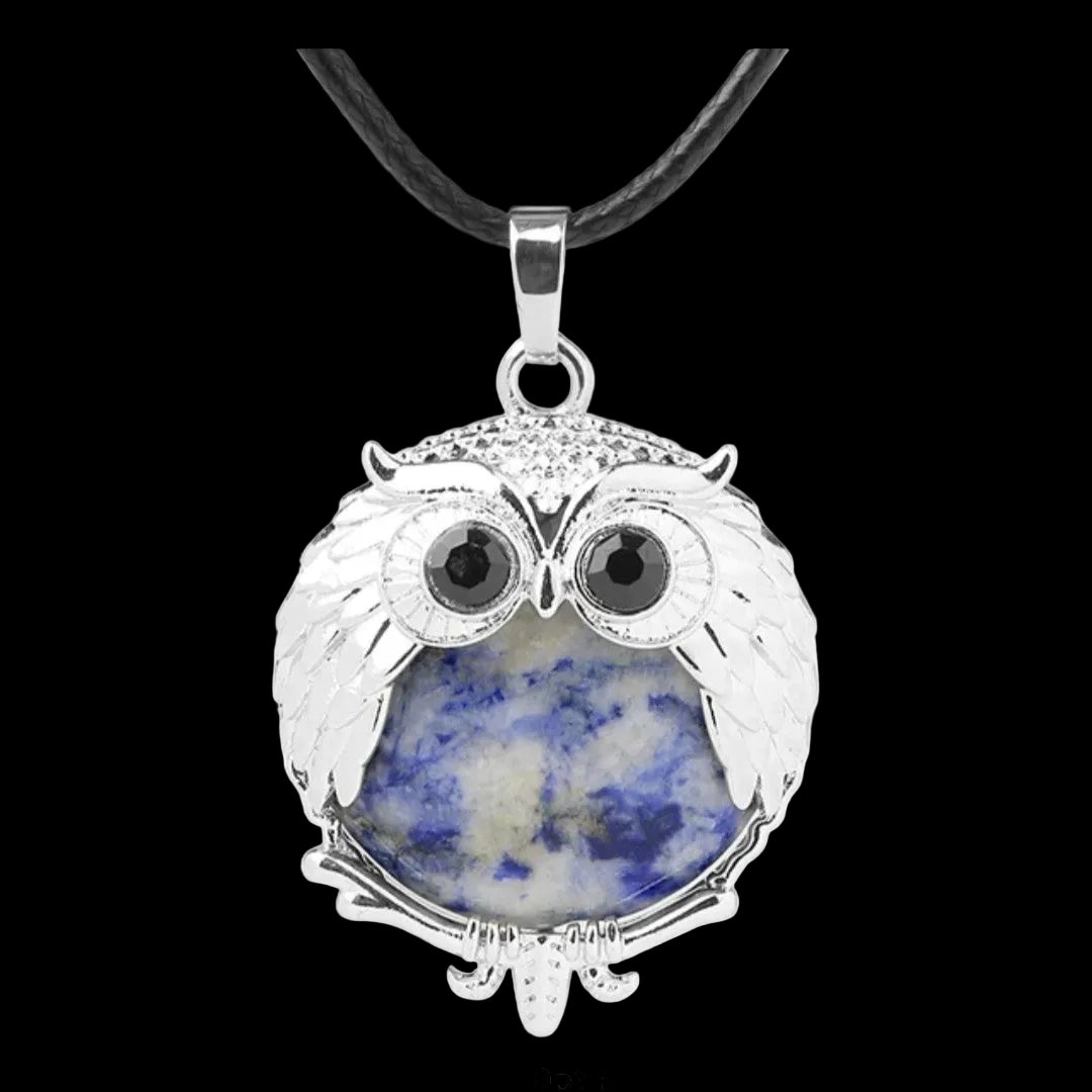 Stone Owl Necklace