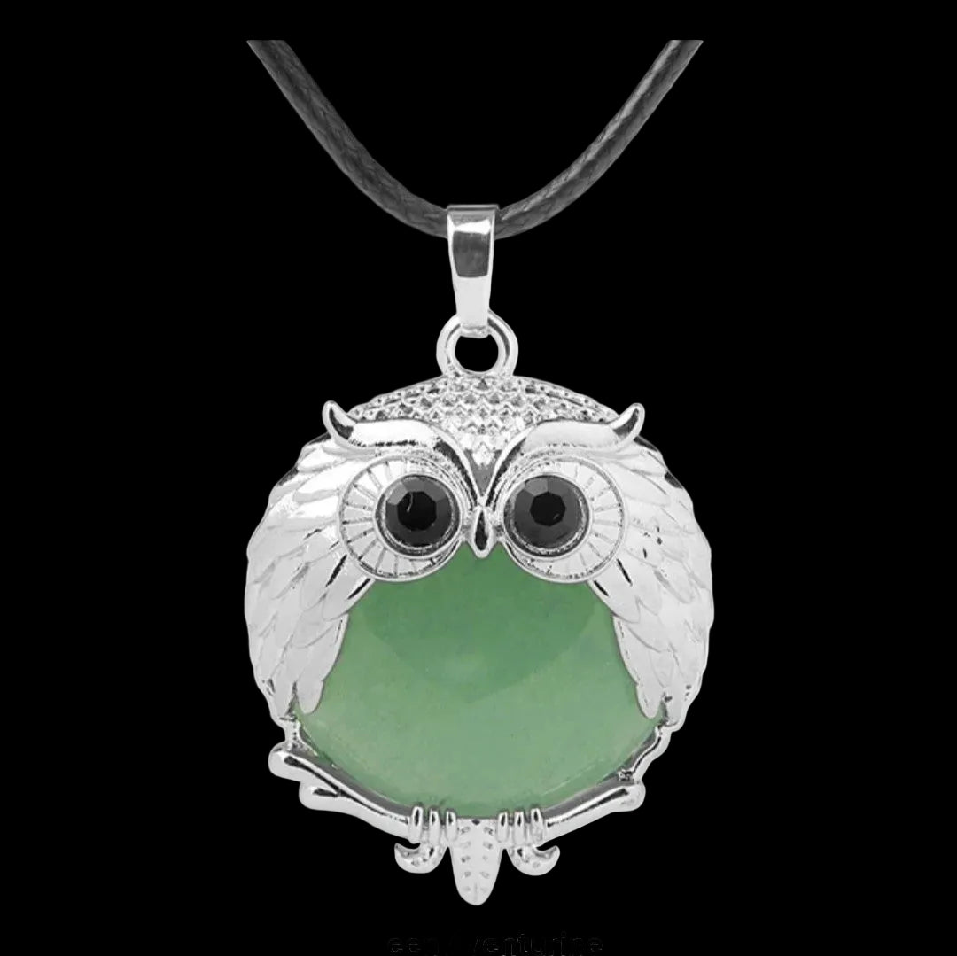 Stone Owl Necklace