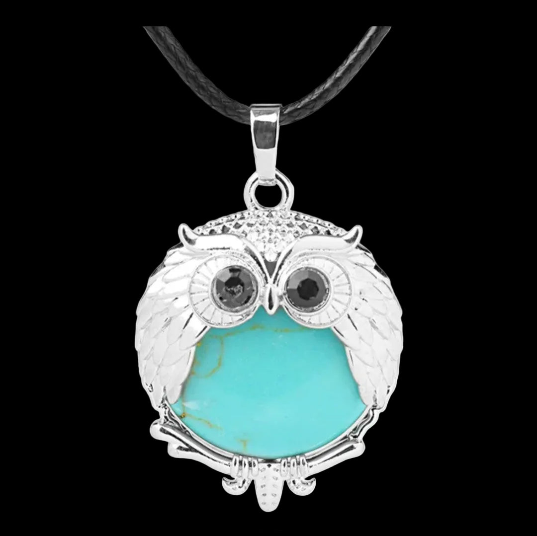 Stone Owl Necklace
