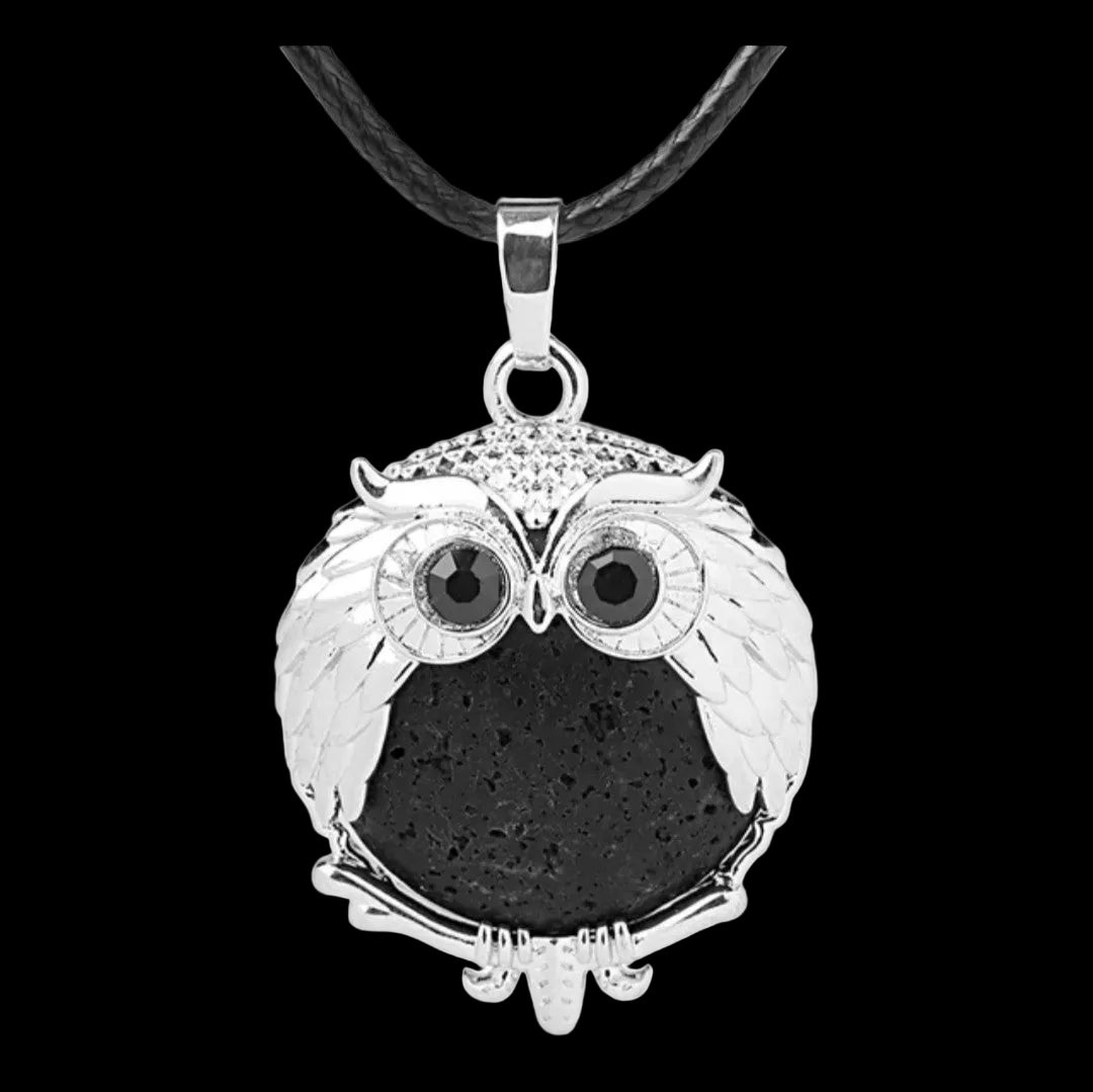 Stone Owl Necklace