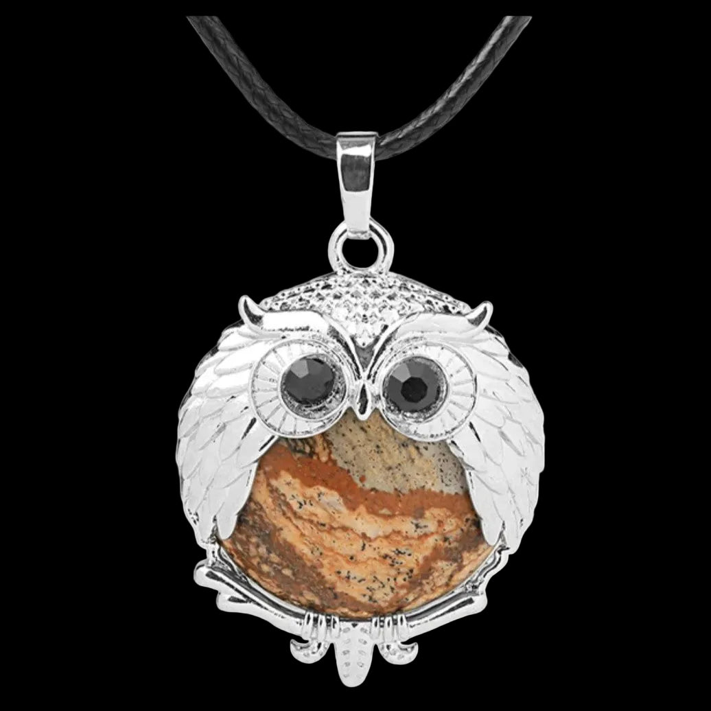 Stone Owl Necklace