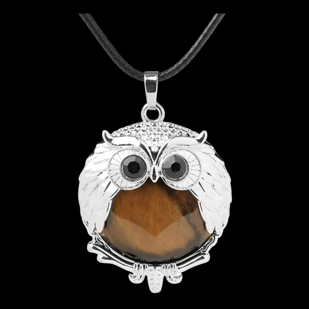 Stone Owl Necklace
