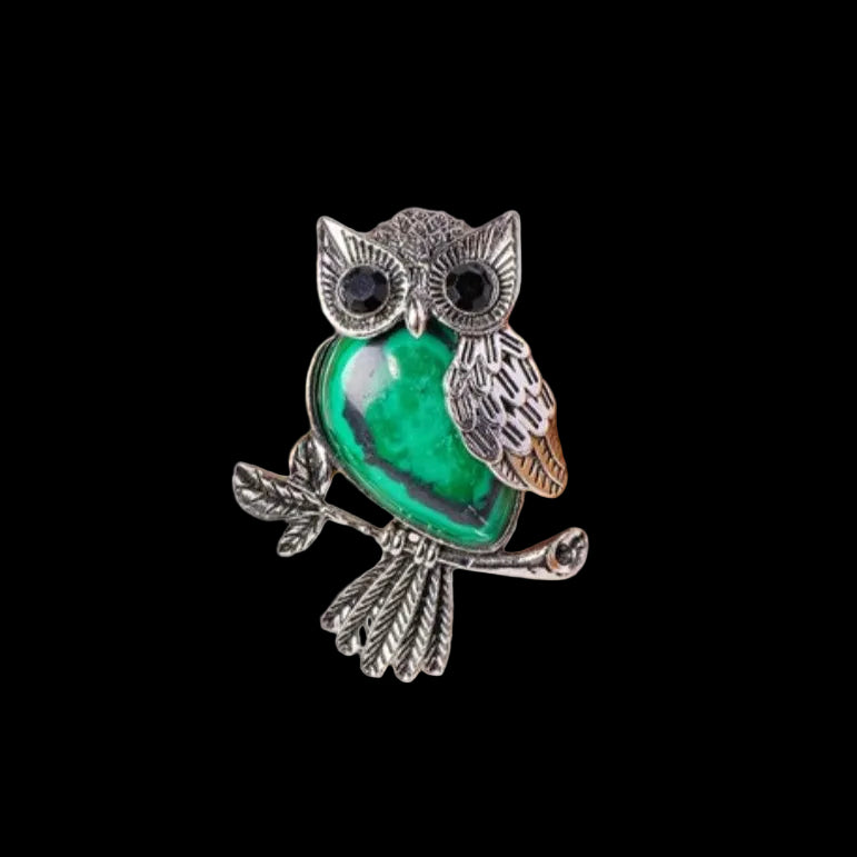 Stone Owl Necklace