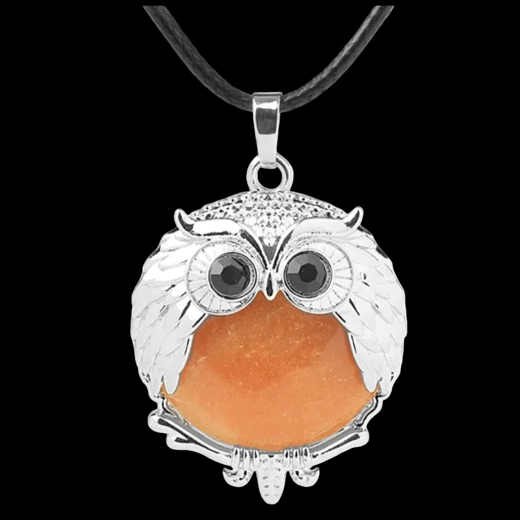Stone Owl Necklace