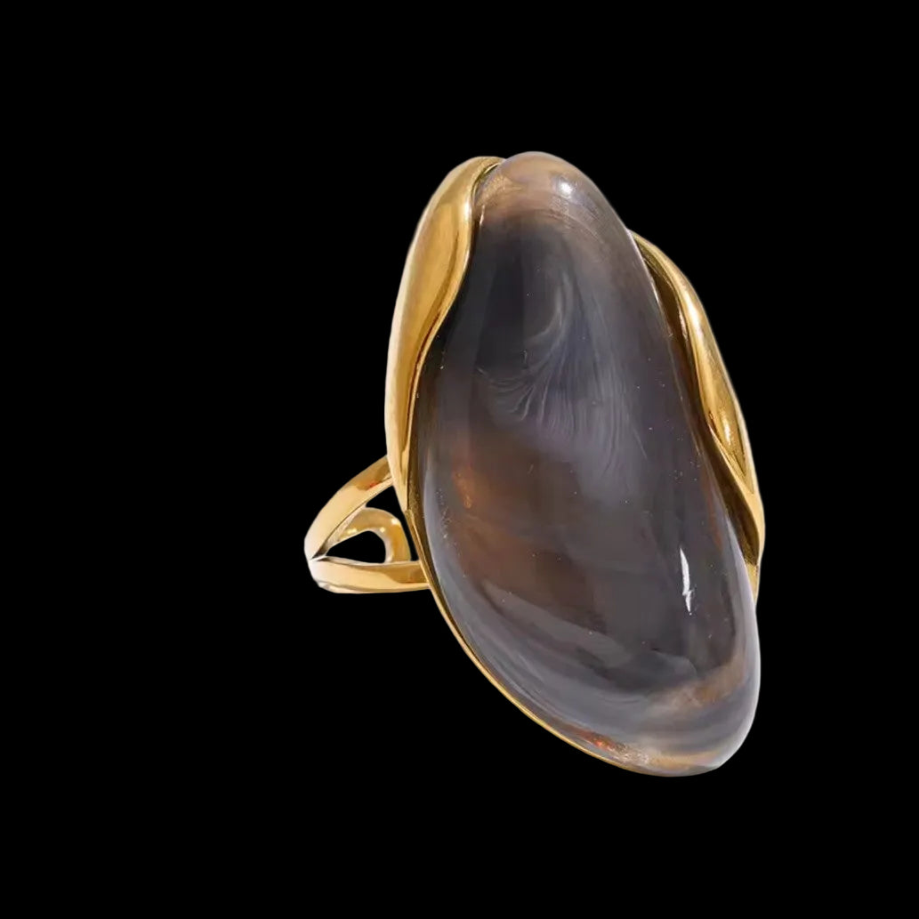 Wavy Statement Ring