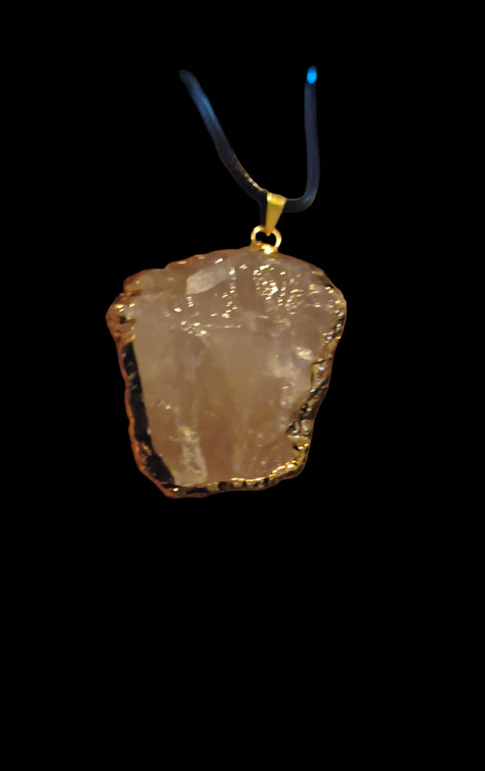 Raw cut Crystal Necklaces