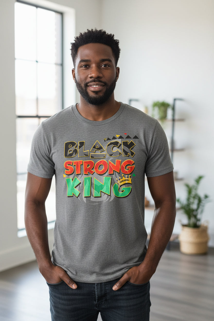 Black Strong King Tee