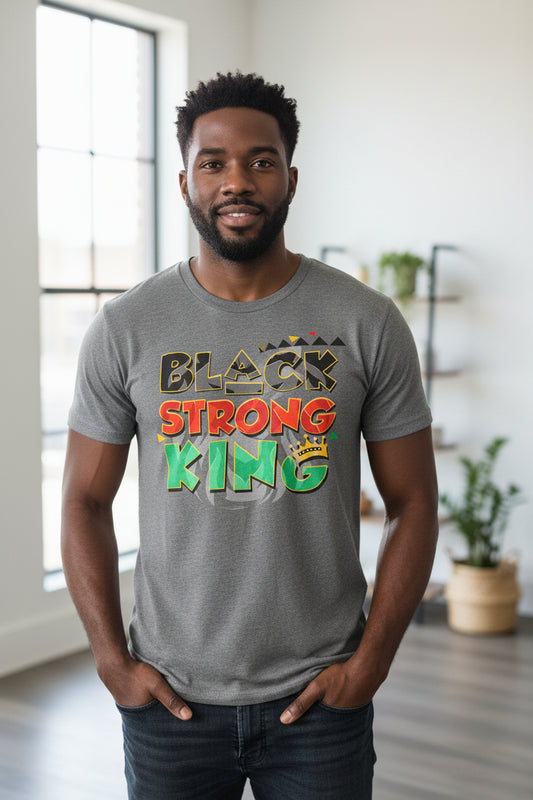 Black Strong King Tee